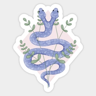 Floral snake Sticker